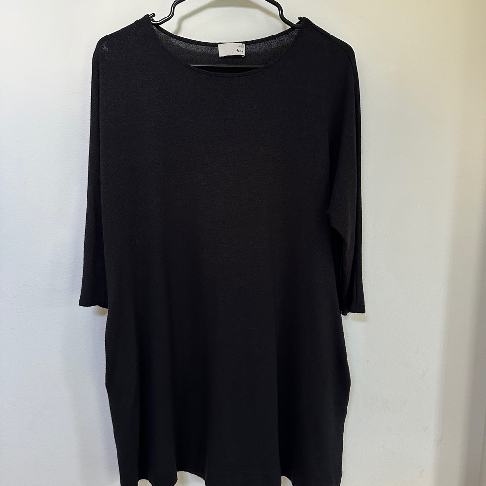 Aritzia Wilfred Tunic with Pockets, Color Black, Size XS (Oversized Fit)